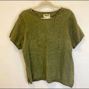 FLAX • 100% Linen Woman’s Top